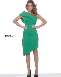 Style 4747 Jovani Green Size 0 Cocktail Dress on Queenly