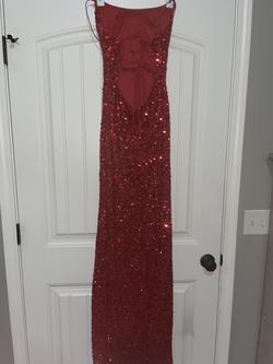 Primavera Red Size 10 Shiny Straight Dress on Queenly