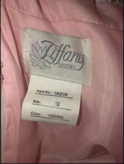 Tiffany Designs Pink Size 12 Keyhole $300 A-line Dress on Queenly