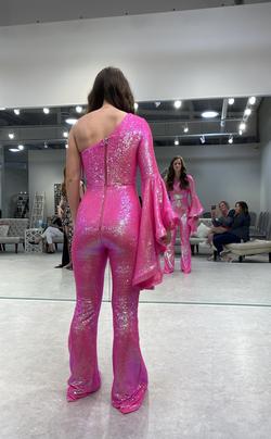 Ashley Lauren Pink Size 4 Euphoria Jumpsuit Dress on Queenly
