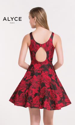 Style 3711 Alyce Paris Red Size 2 Cocktail Dress on Queenly