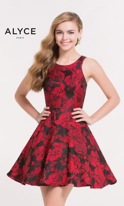 Style 3711 Alyce Paris Red Size 2 Cocktail Dress on Queenly