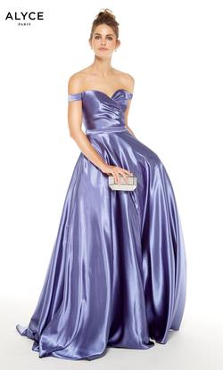 Style 1528 Alyce Paris Purple Size 18 Lavender Violet Plus Size Ball gown on Queenly