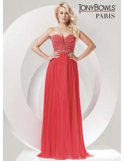 Tony Bowls Red Size 4 Train Straight Dress on Queenly