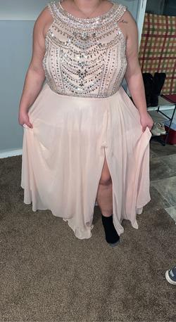 Twirl Pink Size 26 Plus Size Ball gown on Queenly