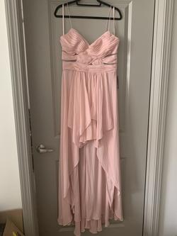 Arden B Pink Size 12 Floor Length Jersey A-line Dress on Queenly
