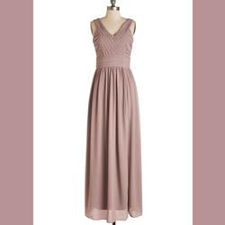 Minuet for Modcloth Pink Size 6 Fitted A-line Dress on Queenly