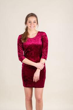 Forever 21 Red Size 6 Fitted Burgundy Cocktail Dress on Queenly