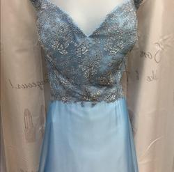 Colette Blue Size 22 Pageant Prom A-line Dress on Queenly