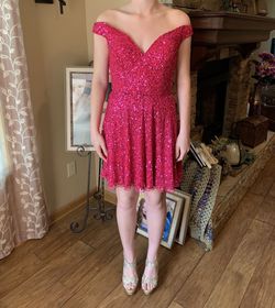 Rachel Allan Pink Size 2 Mini Cocktail Dress on Queenly