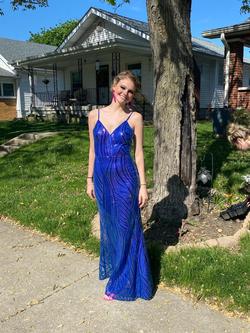 say yes to the dress prom Blue Size 2 Floor Length A-line Dress on Queenly
