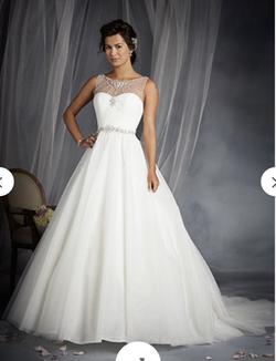 Alfred angelo White Size 6 Cotillion Ball gown on Queenly