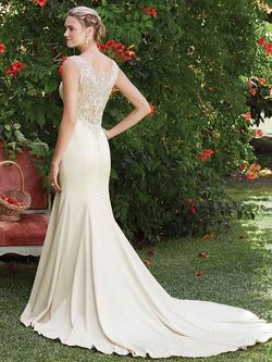 Style Petunia style 2284 Casablanca Gold Size 10 Tall Height Floor Length Ball Gown Mermaid Dress on Queenly