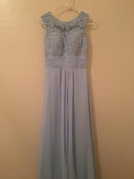 Blue Size 4 Straight Dress on Queenly