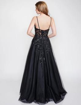 Style 2303 Nina Canacci Black Size 4 Tall Height Floor Length A-line Dress on Queenly