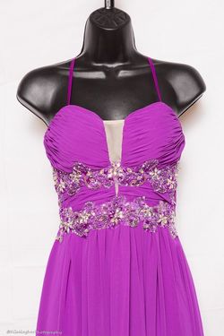 B. Darlin Purple Size 4 50 Off $300 Floor Length 70 Off A-line Dress on Queenly