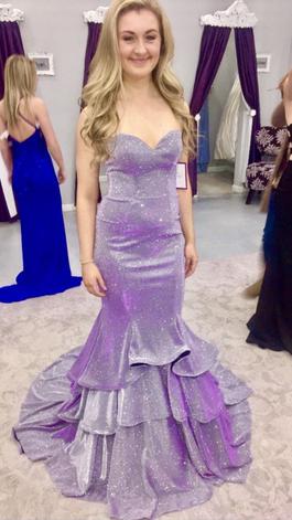 Blush Prom Purple Size 0 $300 Pageant Mermaid Dress on Queenly