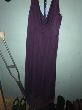 David's Bridal Purple Size 18 $300 Straight Dress on Queenly