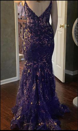 Ellie Wilde Purple Size 2 Pageant 50 Off Prom Mermaid Dress on Queenly