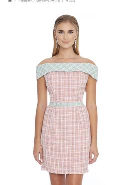 Ashley Lauren Pink Size 8 $300 Fitted Cocktail Dress on Queenly