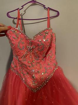 MoriLee Pink Size 16 Sweet 16 Prom Mori Lee Ball gown on Queenly