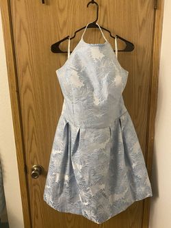 Sherri Hill Blue Size 14 50 Off Plus Size Cocktail Dress on Queenly