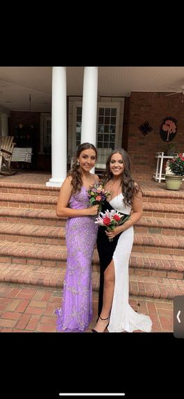 Primavera Purple Size 4 Prom Pageant Pattern Straight Dress on Queenly