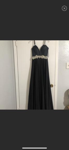 Black Size 4 Train Dress on Queenly