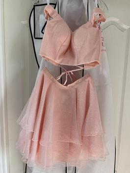 Ellie Wilde Pink Size 2 Military Corset Bridgerton A-line Dress on Queenly