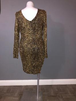 Gold Size 22 Cocktail Dress on Queenly