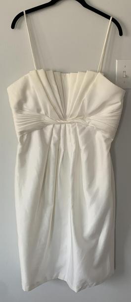 Style 751 WTOO by Watters & Watters White Size 14 Summer Bachelorette 50 Off Cocktail Dress on Queenly
