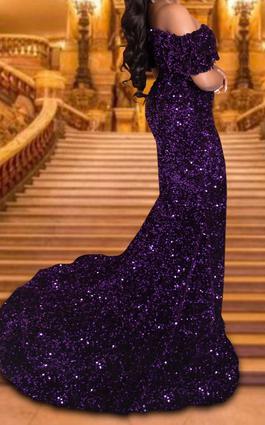 Riah Marie Purple Size 6 Prom Ball gown on Queenly