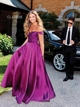 Style 3762 Clarisse Blue Size 26 Prom Ball gown on Queenly