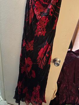 Cachet Red Size 10 Military Black Tie A-line Dress on Queenly