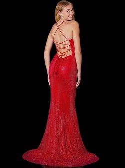 Style Quinn Amarra Red Size 6 Pageant Floor Length Sequin Corset Straight Dress on Queenly