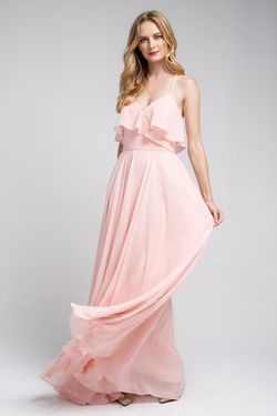 Style 475 Amelia Couture Pink Size 4 $300 Wedding Guest Straight Dress on Queenly