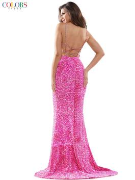 Style 2459 Colors Hot Pink Size 2 Floor Length Straight Dress on Queenly