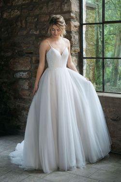 Style 44069 Sincerity White Size 14 Mini Floor Length Ball gown on Queenly