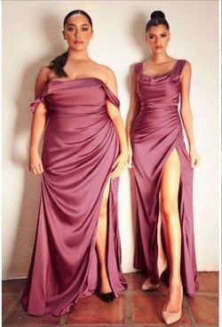 Cinderella Divine Multicolor Size 10 Floor Length Prom Side slit Dress on Queenly