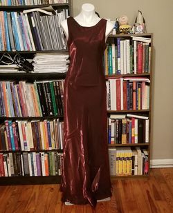 De Laru Red Size 14 Backless Mini Maroon Prom Straight Dress on Queenly