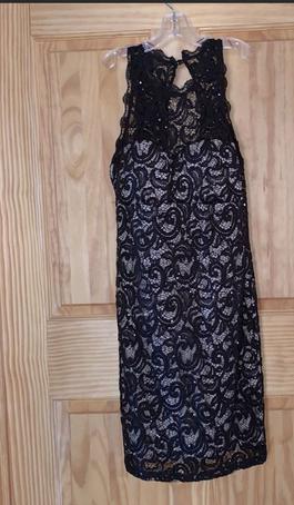 Sequin hearts Black Size 2 Sequined $300 Cocktail Dress on Queenly