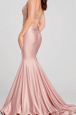 Ellie Wilde Pink Size 6 Embroidery Prom Mermaid Dress on Queenly