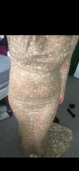 Gold Size 10 Mermaid Dress on Queenly