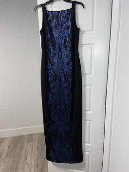 David Meister Black Size 4 50 Off Sequin Midi Straight Dress on Queenly