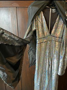 Any Old Iron Multicolor Size 4 Sequin Jumpsuit Dress on Queenly