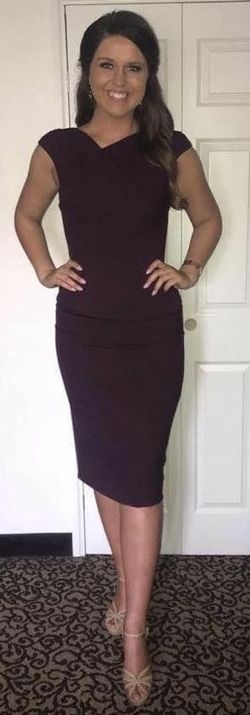 Jovani Red Size 8 Midi Interview 50 Off Cocktail Dress on Queenly