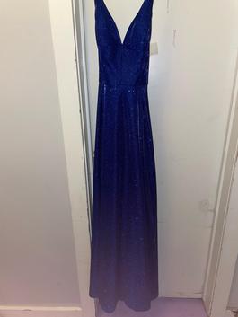 City studio Blue Size 10 Black Tie $300 A-line Dress on Queenly