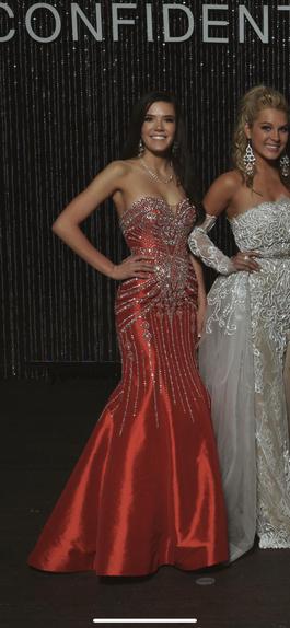 Rachel Allan Red Size 0 Mermaid Dress on Queenly