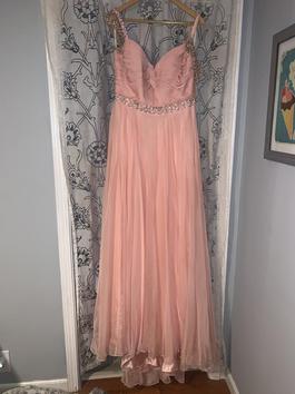 Sherri Hill Pink Size 16 Floor Length Prom Straight Dress on Queenly