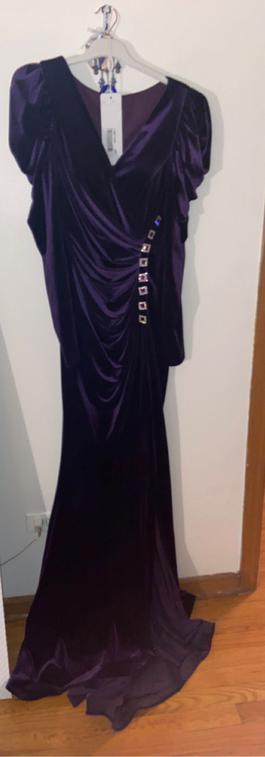 Purple Size 10 Mermaid Dress on Queenly